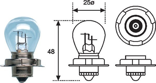 Bulb, spotlight - 002588300000 MAGNETI MARELLI